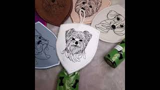 ITH Porta Sacchetti per Cani - Ricamo a macchina con tutorial