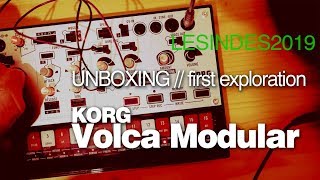First contact and exploration of KORG VOLCA MODULAR screenshot 2