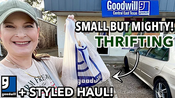 GOODWILL Christmas Thrifting + Styled Home Décor Thrift Haul • Thrift With Me + Gift Ideas!