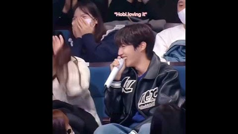 Hobi and ARMY have a wholesome interaction 💜 #bts #jhope #btsedit #btsarmy