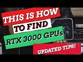 UPDATED TIPS on how to find NVIDIA RTX 3080 & 3090 GPUs IN STOCK!