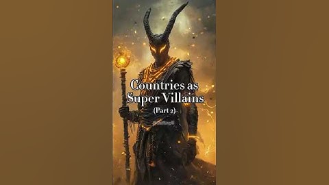 Countries as Super Villains #ai #midjourney #countries #villain
