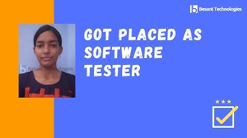 Archana Got Placed as QA Tester | Job Oriented Software Testing Course | Besant Technologies Reviews