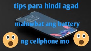 Tutorial para hindi agad malowbat ang battery ng cellphone mo. screenshot 3