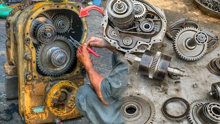 Restoration of Caterpillar Grader 140g Transmission Completely