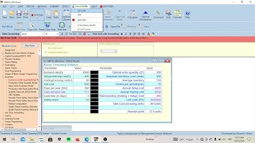 APLIKOM Mencari Inventory soal 1 Penyelesaian dengan Aplikasi POM QM V5