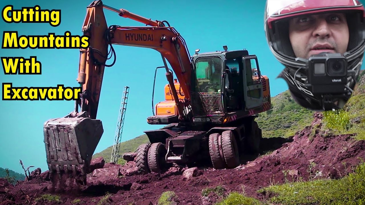Cutting Mountain Like K2 With Excavator Machine 🏔 Fastest Climbing Excavator Machines Driving