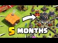 My 5 Month Progress in Clash of Clans!