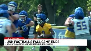 UNK Lopers Football Turns Their Attention to Game One as Fall Camp Ends