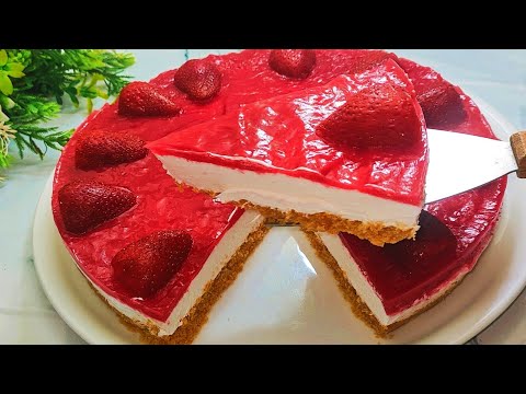 تشيز كيك صيامي أقتصادي بدون لبن او زبده طعمه تحفه طبقات من اللذاذه تدوب اكلات صيامي حلويات رمضان