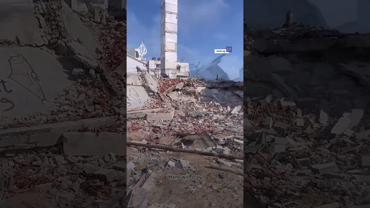 هالي غزة يحولون جدران البيوت التي دمرها الاحتلال الإسرائيلي إلى لوحات تُجسد الصمود والأمل