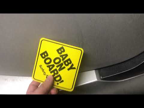 Safety 1st Baby On Board Sign Magnet