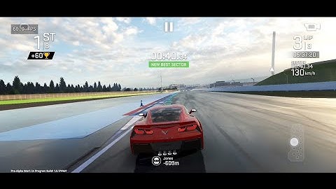 Real Racing Next - One lap gameplay in Hockenheimring, 1080p 60fps