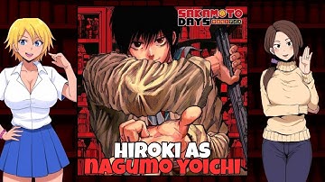 [NTR] Kokujin No Tenkousei react to HIROKI as NAGUMO YOICHI | Sakamoto Days | Gacha React 