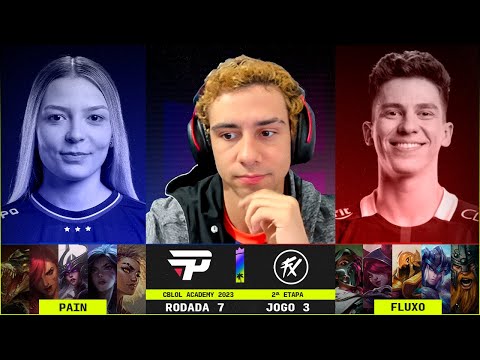 PAIN Gaming x FLUXO | 7ª Rodada - CBLOL Academy 2023: 2ª Etapa | Ilha das Lendas