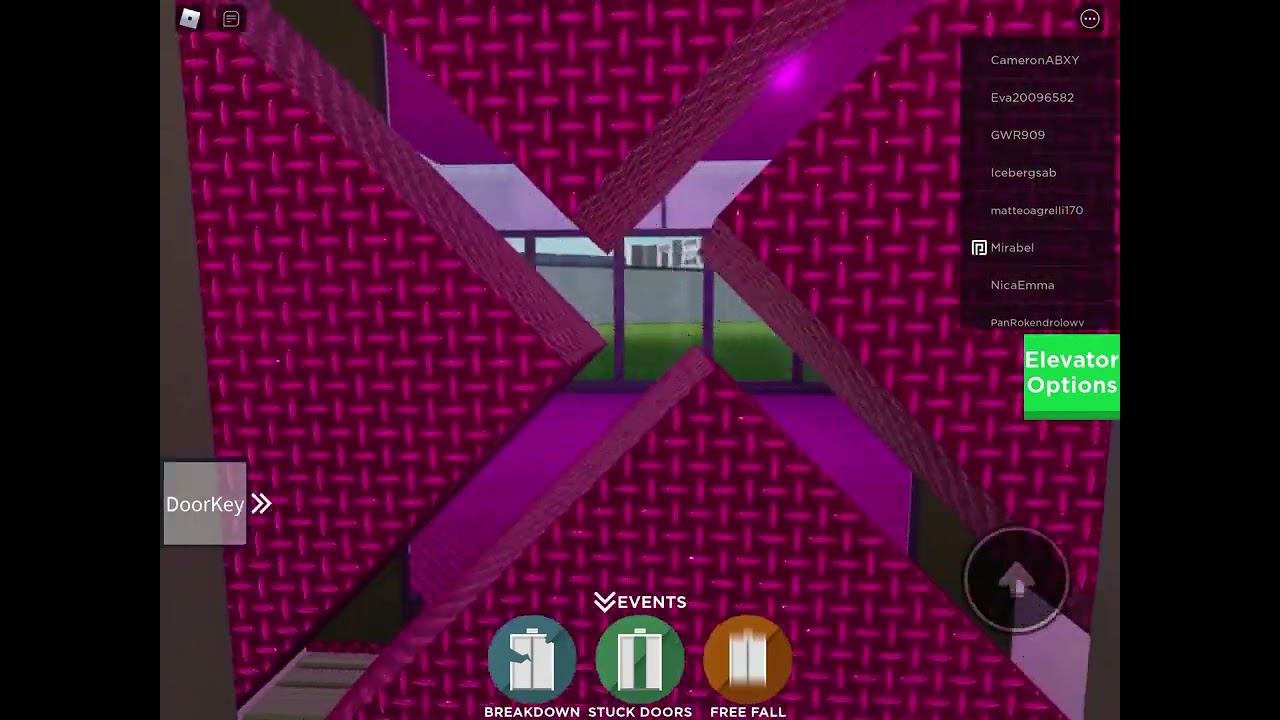Riding an elevator on roblox part 3