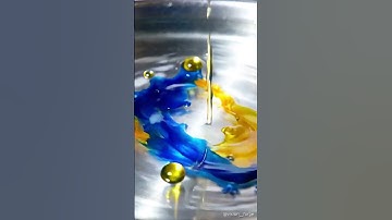 Mesmerizing Fluid Dynamics: Macro Paint, Ink & Oil Shot in 4K