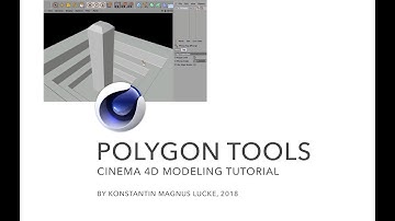 Modeling with Polygon Tools - Cinema 4D Tutorial
