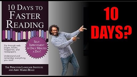 10 Days to Faster Reading by Abby Marks-Beale