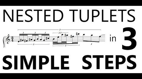 Tuplet-Ception: Learning Nested Tuplets in 3 Simple Steps