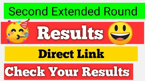 KCET SECOND EXTENDED ROUND Results 2023/ KCET 2ND EXTENDED ROUND 2023