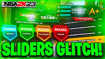 NBA 2K23 UPDATED BADGE GLITCH GLITCH WORKING AFTER PATCH 100 SLIDERS GLITCH PS5 AND XBOX TUTORIAL