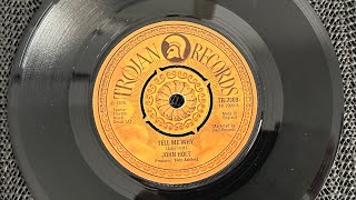 Tell me Why John holt 7” vinyl record playing reggae music #reggae #vinyl #oldschoolreggae