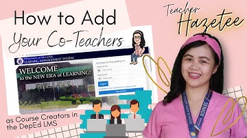 [For ICT Coordinators] How to Add Your Co-Teachers as Course Creators in the DepEd LMS