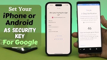 How to Set a Phone as Security Key on Google Account! [iPhone or Android]