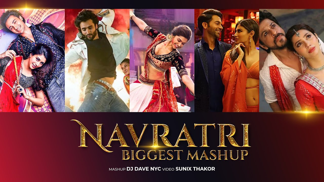 Navratri Mashup  DJ Dave NYC  Sunix Thakor  Latest Garba Mashup