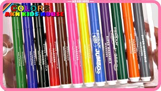 ( Fruits ) Apple and Marker Pencil Coloring / Akn Kids House