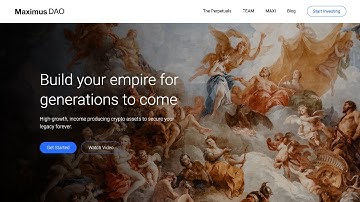 LAUNCING MAXIMUS DAO WEBSITE 🚀👨‍💻