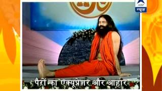 Baba Ramdev's Yog Yatra: Feet acupressure