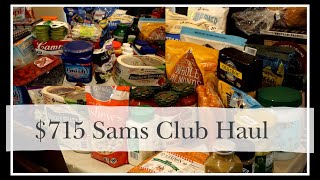 $715 Sams Club Haul!