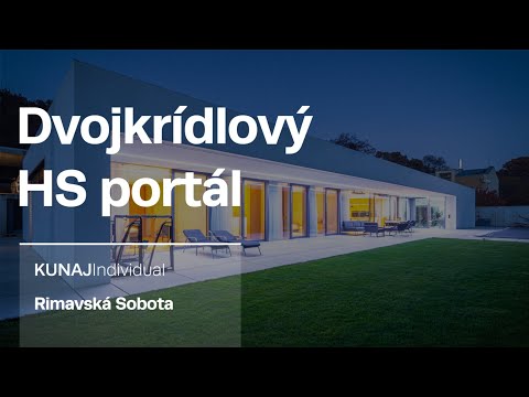 Dvojkrídlový HS portál KUNAJ Individual - Rimavská Sobota