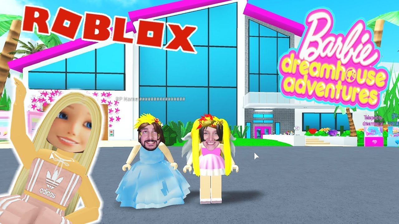 Roblox Barbie Dreamhouse Adventures Kaan Nina Erkunden Barbie Traumhaus In Pinker Madchenwelt Youtube