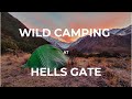 Wild camping at hells gate
