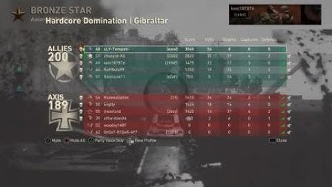 Call of Duty®: WWII V2 Rocket W/Diamond AR Bar Hardcore Dom Vicious Medal+ Unstoppable Medals 56-8