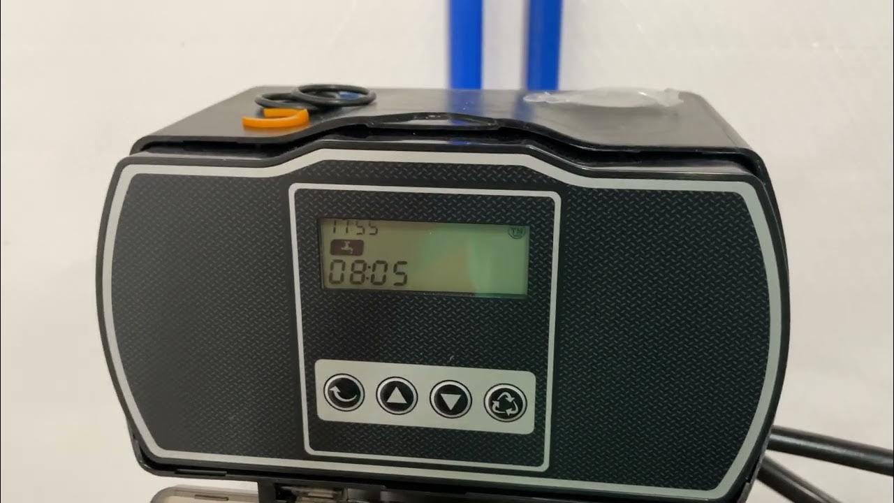 AquaSure Harmony Water Softener Meter Delay Mode - YouTube