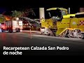 Trabajan de noche en Calzada San Pedro | Sierra Madre News