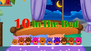 Ten in the Bed | Nursery Rhymes & Kids Song