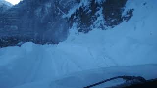 Цунтинские дороги опасно зимой высота метра полтара