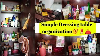 ... my simple dressing table organization/ organization in tamil....