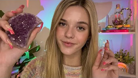 ASMR Reiki & Crystal Healing Session 🔮✨ (+positive affirmations)