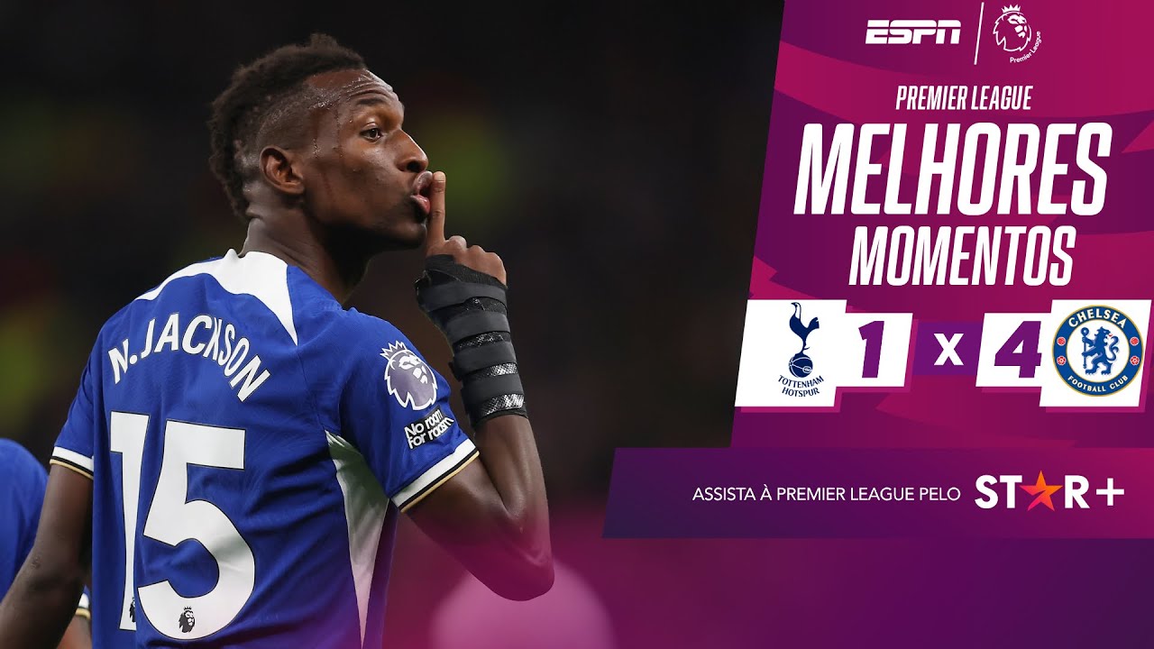 5 GOLS ANULADOS E 2 VERMELHOS | Tottenham 1 x 4 Chelsea – Melhores Momentos