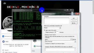 How to find someone IP address then remote shutdown 20 second  #command_prompt