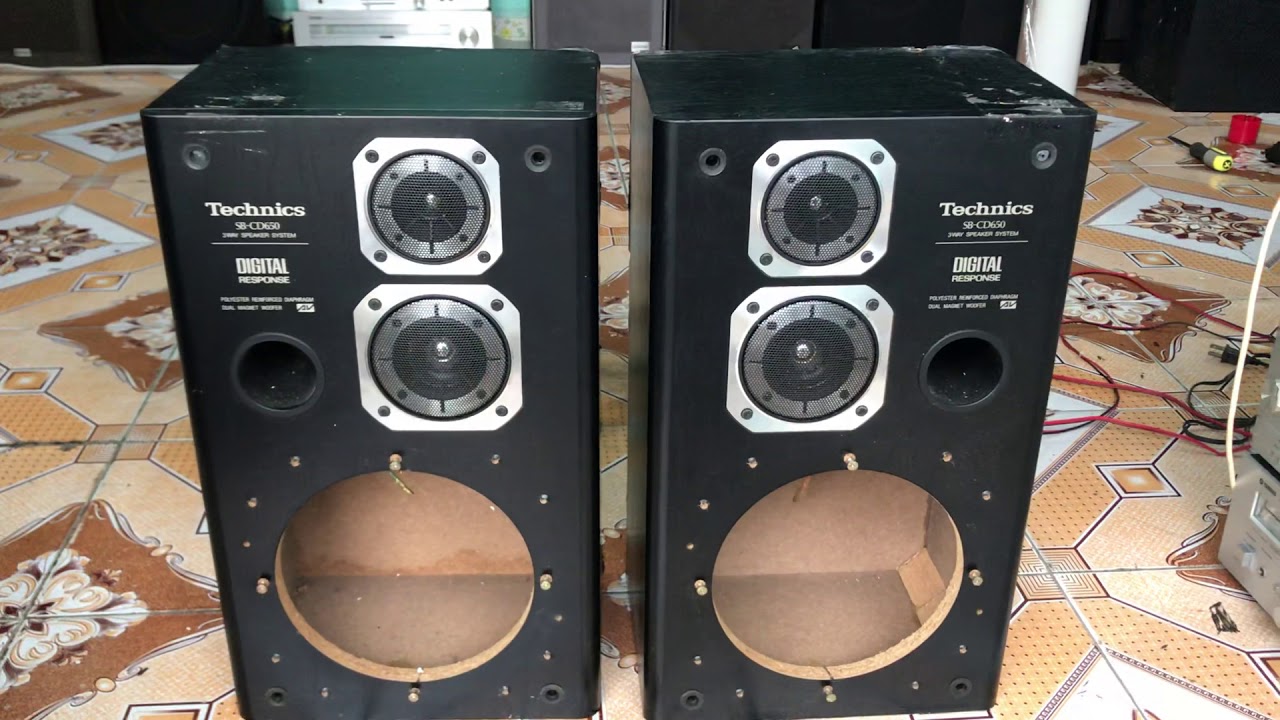 コレクション 音だし確認済み Technics SB-CD650 スピーカー シリアル