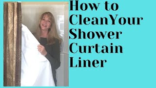 How To Clean Your Shower Curtain Liner
