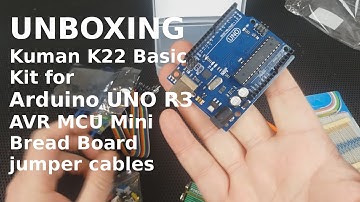 UNBOXING Kuman K22 Basic Kit for Arduino UNO R3 AVR MCU