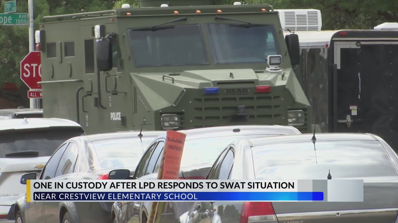 One in custody after LPD responds to SWAT situation near Crestview ...